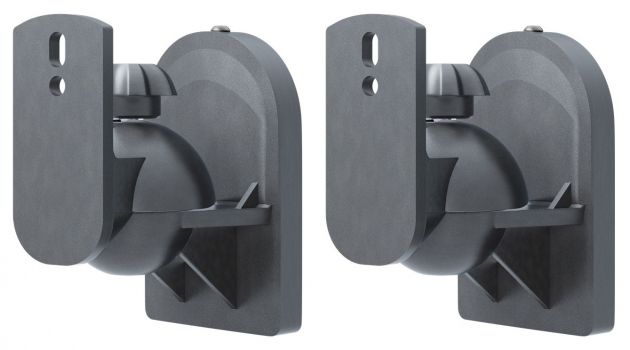 GOOBAY επιτοίχια βάση ηχείων 49393, έως 3.5kg, μαύρο - Image - Audio