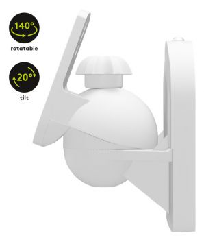 GOOBAY επιτοίχια βάση ηχείων 49394, έως 3.5kg, λευκή - Image - Audio