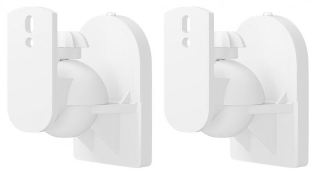 GOOBAY επιτοίχια βάση ηχείων 49394, έως 3.5kg, λευκή - Image - Audio