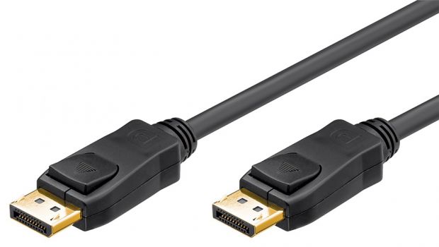 GOOBAY καλώδιο DisplayPort 1.2 49958, gold-plated, 4K, 3D, 1m, μαύρο - Cables - Adapters
