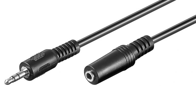 GOOBAY προέκταση καλωδίου ήχου 3.5mm 50432, 3 pin, 3m, μαύρο - Cables - Adapters