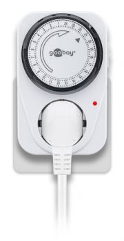 GOOBAY μηχανικός χρονοδιακόπτης ρεύματος 51276, λευκός - Headlamps - Surges - Reels