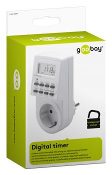 GOOBAY ψηφιακός χρονοδιακόπτης ρεύματος 51277, λευκός - Headlamps - Surges - Reels