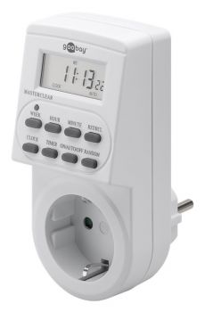 GOOBAY ψηφιακός χρονοδιακόπτης ρεύματος 51277, λευκός - Headlamps - Surges - Reels