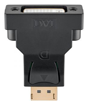 GOOBAY αντάπτορας DisplayPort σε DVI-D 1.1 51720, gold-plated, μαύρος - Cables - Adapters