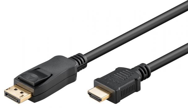 GOOBAY καλώδιο DisplayPort σε HDMI 51959, 5m, μαύρο - Cables - Adapters
