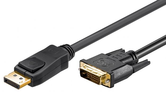 GOOBAY καλώδιο DisplayPort σε DVI-D Dual-Link 51962, 3m, μαύρο - Cables - Adapters