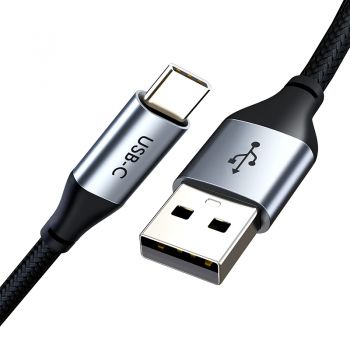 CABLETIME καλώδιο USB 2.0 σε USB Type-C C160, 3A, 1m, μαύρο - Καλώδια
