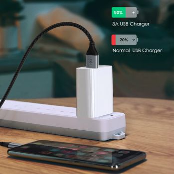 CABLETIME καλώδιο USB 2.0 σε USB Type-C C160, 3A, 1.8m, μαύρο - Καλώδια