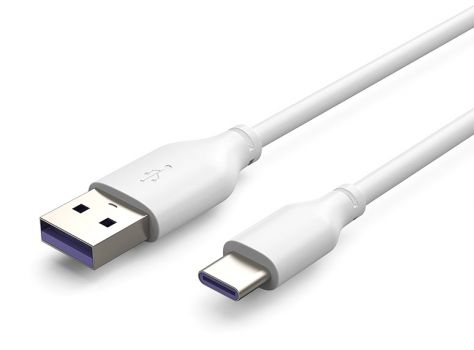 CABLETIME καλώδιο USB 2.0 σε USB Type-C C160, 5A, 1m, λευκό - Καλώδια