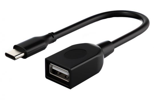 CABLETIME καλώδιο USB Type-C σε USB 2.0 CMAF2, 480Mbps, 0.15m, μαύρο - Καλώδια