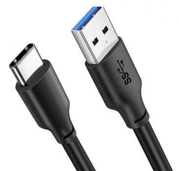 CABLETIME καλώδιο USB 3.0 σε USB Type-C C160, 5V 3A, 3m, μαύρο - Καλώδια
