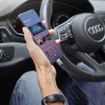 CABLETIME καλώδιο AUX USB Type-C σε 3.5mm C160, 1m, μαύρο - Καλώδια