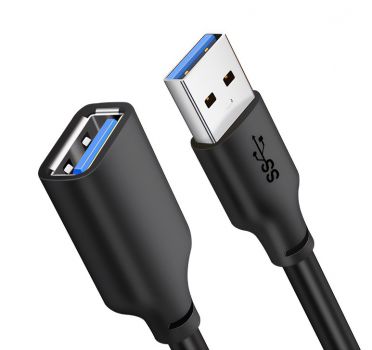 CABLETIME καλώδιο USB 3.0 αρσενικό σε θηλυκό C160, 5Gbps, 2m, μαύρο - Cables - Adapters