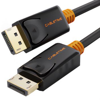 CABLETIME καλώδιο Displayport AV585, 1.2v, 4k/60hz, 3m, μαύρο - Cables - Adapters