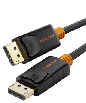 CABLETIME καλώδιο Displayport 1.2v AV585, 4K, 4.5m, μαύρο - Cables - Adapters