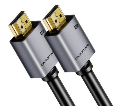 CABLETIME καλώδιο HDMI 2.0 AV566, 4k/60hz, 2m, μαύρο - Cables - Adapters