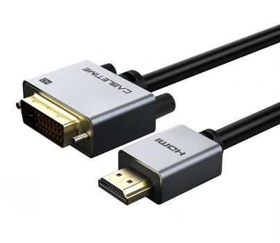 CABLETIME καλώδιο HDMI 1.4 σε DVI 24+1 AV579, 1080p, 1m, μαύρο - Cables - Adapters