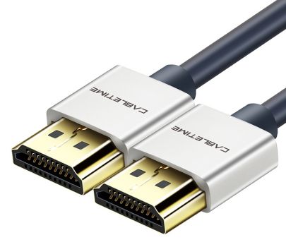 CABLETIME καλώδιο HDMI 2.0 AV540, gold plated, 32AWG, 4K, 1.8m, μπλε - Cables - Adapters