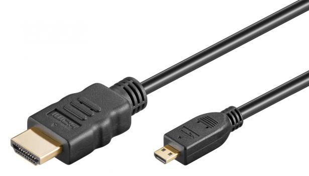 GOOBAY καλώδιο HDMI σε HDMI Micro 53787 με Ethernet, 4K, 5m, μαύρο - Cables - Adapters