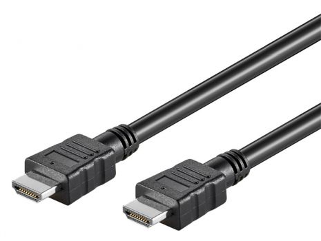 GOOBAY καλώδιο HDMI με Ethernet 58439, HDR, 30AWG, 4K, 1m, μαύρο - Cables - Adapters