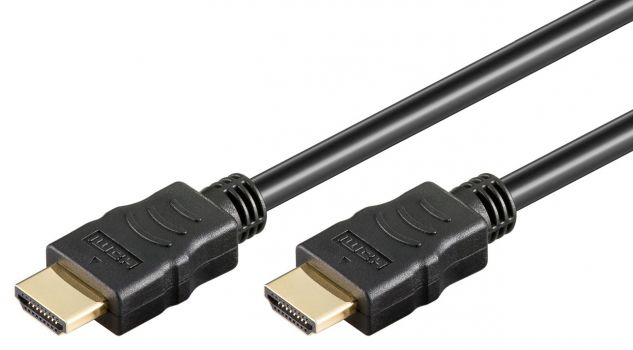 GOOBAY καλώδιο HDMI 2.0 με Ethernet 58575, HDR, 30AWG, 4K, 3m, μαύρο - Cables - Adapters