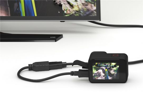 GOOBAY καλώδιο HDMI micro σε HDMI 58683, 4K, 0.15m, μαύρο - Cables - Adapters