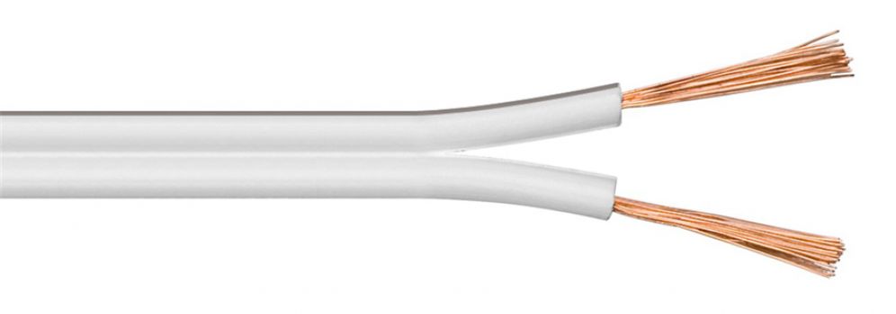 GOOBAY καλώδιο ήχου 2x 0.35 mm² 59370, CU, 10m, λευκό - Cables - Adapters
