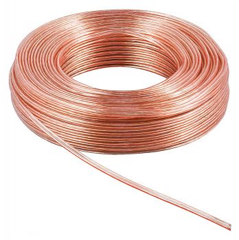 GOOBAY καλώδιο ήχου 2x 0.35 mm² 59371, CU, 10m, διάφανο - Cables - Adapters