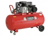 Toros - Professional Air Compressor with 150lt / 3hp single-phase belt DH-30150/10 - Αir compressors