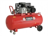 Toros - Air Compressor Professional with 200lt / 3hp single-phase belt DH-30200/10 - Αir compressors