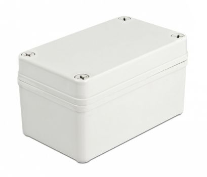 DELOCK ηλεκτρολογικό κυτίο 60399, αδιάβροχο IP65, 130x80x70mm, γκρι - Electrical equipment