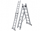 Bulle - double aluminum Ladder extending with 14(2x7) steps SS7 - Ladders