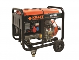 Kraft - Three Phase Oil Generator with Starter, 6,000W Battery - Diesel Generator