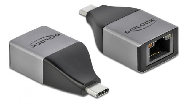 DELOCK αντάπτορας USB 3.2 Gen 1 Type-C σε RJ45 64118, 1000Mbps - Δικτυακά