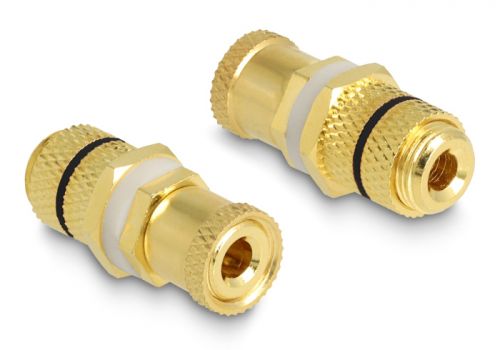 DELOCK αντάπτορας σύνδεσης καλωδίων ήχου 64146, μαύρος-χρυσός - Cables - Adapters