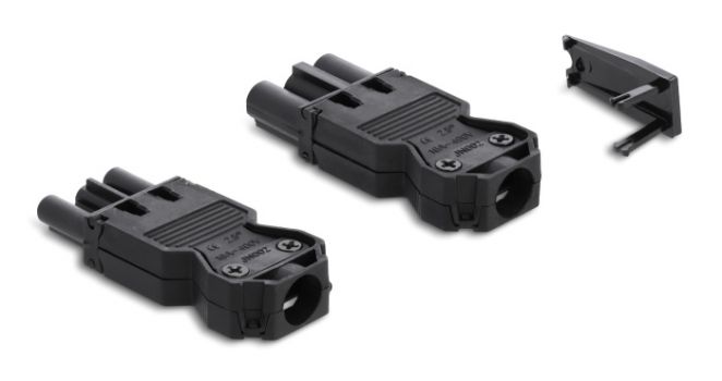 DELOCK σύνδεσμος εγκατάστασης 3-pole 64147, GST 18/3 set, μαύρος - Electrical equipment