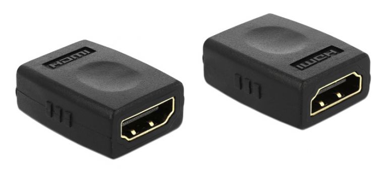 DELOCK αντάπτορας HDMI θηλυκό σε θηλυκό 65049, μαύρος - Cables - Adapters