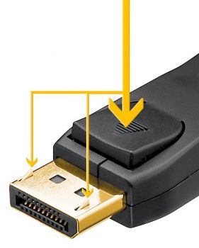 GOOBAY καλώδιο DisplayPort 1.2 VESA 65923, 4K 3D, 2m, μαύρο - Cables - Adapters