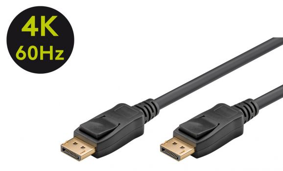 GOOBAY καλώδιο DisplayPort 1.2 VESA 65925, 4K 3D, 5m, μαύρο - Cables - Adapters