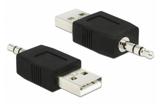 DELOCK Αντάπτορας USB 2.0 σε Stereo Jack 3.5mm 66069, μαύρο - Cables - Adapters