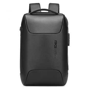 Bange® Δερμάτινο Σακίδιο πλάτης 23LT Laptop 15,6” 6622 Μαύρο - Βαλίτσες - Τσάντες - Πορτοφόλια