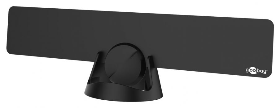 GOOBAY εσωτερική κεραία 67183, ενεργή, Full HD, DVB-T2, μαύρη - Image - Audio