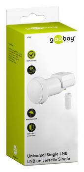 GOOBAY universal single LNB για μια συσκευή 67269, DVB-S2 - Image - Audio
