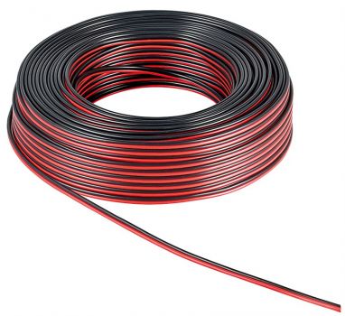 GOOBAY καλώδιο ήχου 2x 0.75 mm² 67730, CCA, 25m, μαύρο & κόκκινο - Cables - Adapters