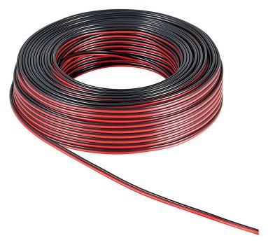GOOBAY καλώδιο ήχου 2x 1.5 mm² 67732, CCA, 10m, μαύρο & κόκκινο - Cables - Adapters