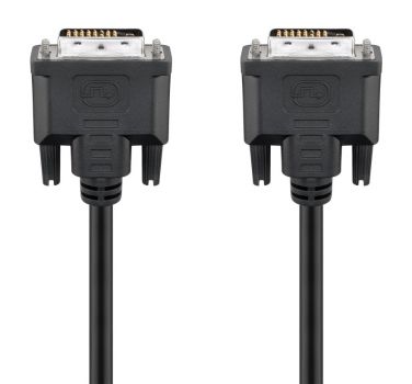 GOOBAY καλώδιο DVI-D 24+1 68083, 30AWG, Full HD, 3m, μαύρο - Cables - Adapters