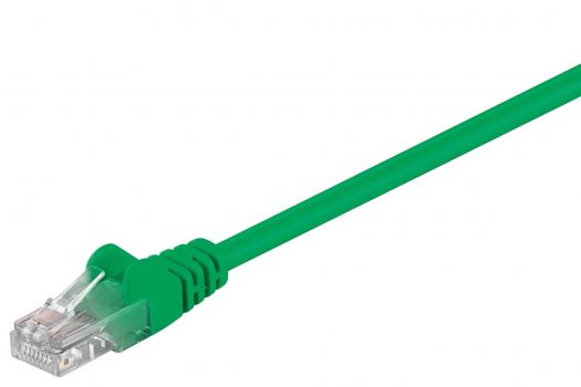 GΟOBAY καλώδιο UTP Cat 5e 68343, CCA, 27AWG, PVC, 1m, πράσινο - Cables - Adapters