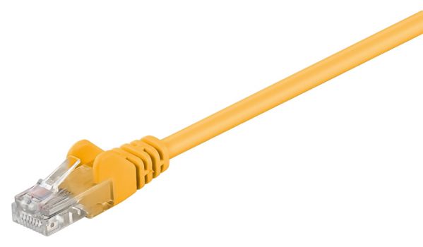GΟOBAY καλώδιο UTP Cat 5e 68366, CCA, 27AWG, PVC, 3m, κίτρινο - Cables - Adapters