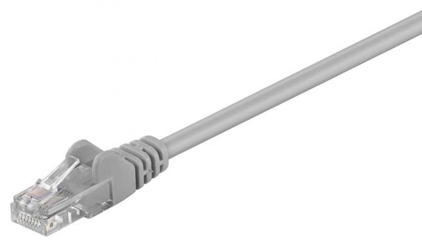 GOOBAY καλώδιο U/UTP CAT5e 68367, CCA, AWG 28/7, 3m, γκρι - Cables - Adapters